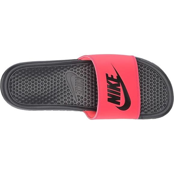 NWT Nike Men\'s Benassi Just Do It Sandal, red Orbit/Black-Anthracite, 13 main image 6